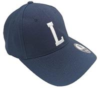4sold Niños Niño Niña 3D Sombrero Deporte Alfabeto Algodón Azul Marino Gorra Ajustable Béisbol Deporte Escuela, Kids Navy L, Taille unique