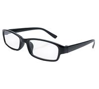 4sold Slim Classic Retro Style Computer Glasses Computer Blue Light Blocking Glasses, Anti Glare Fatigue Blocking Headaches Eye Strain Safety Glasses for Computer/Phone Transparent (0.00, Black)