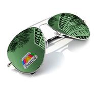 4sold Vintage Retro Polarized Sunglasses for Men Outdoor Sport Ultra-Light Metallic Metal Frame HD Lens Glasses Air Force Unisex UV 400 Protection