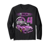 4th Birthday Bruh Racing Car Party Outfit 4 Year Old Boys Manga Larga