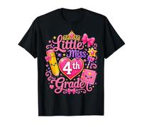 4th Grade for Girls Back to School First Day of Fourth Grade Camiseta