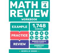 4th Grade Math Review Workbook: Worked Example in Every Chapter for Independent Learning - Answer Key Included (Nermilio Grade 4 Math Series)