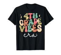 4th Grade Vibes Era Retro Groovy Regreso A La Escuela Camiseta