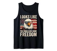 4th July US Flag Meme Looks Like You Could Use Some Freedom Camiseta sin Mangas