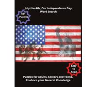 4th July Word Search Puzzle Book: 1 word. word search for 4th July, Independance day | 4th of July word search 8.5*11 | 50+ puzzles} Gift for Vacations holidays and free time