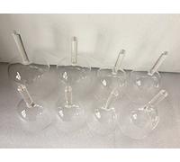 4th Octave Crystal Singing Handle Set (8 piezas) nota musical-CDEFGABC5, tamaño: 5-6.5 pulgadas estándar 440HZ