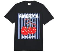 4th of July America Cherry USA Anniversary Comfort Colors Adult Heavyweight T-Shirt