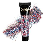 4th Of July Body Glitter, Patriotic Cosmetic Glitter Gel, 18ml Glitters