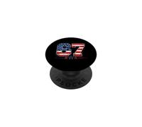 4th of July Funny 67 Six Seven Meme Patriotic Men Women Kids PopSockets PopGrip Adhesivo