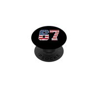 4th of July Funny 67 Six Seven Meme Patriotic Men Women Kids PopSockets PopGrip Adhesivo