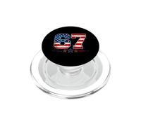4th of July Funny 67 Six Seven Meme Patriotic Men Women Kids PopSockets PopGrip para MagSafe