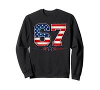 4th of July Funny 67 Six Seven Meme Patriotic Men Women Kids Sudadera