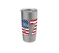 4th of July Funny 67 Six Seven Meme Patriotic Men Women Kids Vaso térmico de acero inoxidable de doble pared