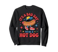 4th of July Funny It's a bad day to be a Hot Dog Wieners Sudadera