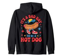 4th of July Funny It's a bad day to be a Hot Dog Wieners Sudadera con Capucha
