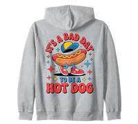 4th of July Funny It's a bad day to be a Hot Dog Wieners Sudadera con Capucha