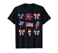 4th of July Ice Cream Summer Party Celebration Vibes Camiseta