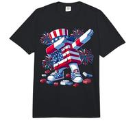 4th of July Master Builder USA Flag Patriotic Kids Boys Men Comfort Colors Adult Heavyweight T-Shirt