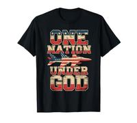 4th of July One Nation Under God Patriotic USA Pride Camiseta