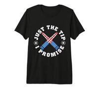 4th of July Patriotic Just The Tip I Promise America Flag Camiseta Premium