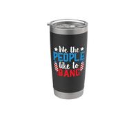 4th Of July Patriotic We The People Like To Bang Firework Vaso térmico de acero inoxidable de doble pared