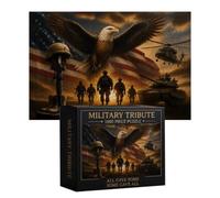 4th of July Puzzle Commemorative Memorial DIY Craft Decor
