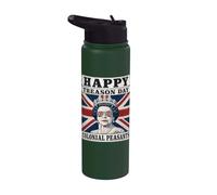 4th Of July Queen Happy Treason Day Funny Women Men Stainless Steel Insulated Water Bottle