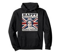 4th of July Queen Happy Treason Day Funny Women Men Sudadera con Capucha