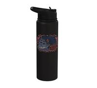 4th Of July Spilling The Tea Since 1773 American Flag Stainless Steel Insulated Water Bottle