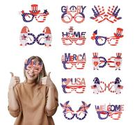 4th Of July Sunglasses - Decoración temática Patriótica, Independence Day Eyewear for Celebrating, Outdoor Party Unit, Bulk Gear Support with High Vibrancy, Event Accessory for Parade Marching