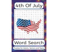 4th of July Word Search Puzzle Book: Word Search with Independence Day Puzzles| 6x9 inches, 110 pages | 50+ Puzzles ... Gift for Vacation, and Free Time