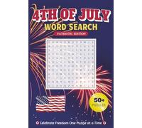 4th of July Word Search Puzzle: Word Searches with Easy to Read Print about 4th of July, Independence Day, Patriotic and More | 6x9 inches, 110 pages | 50+ Puzzles ... Great for Vacations and Holidays
