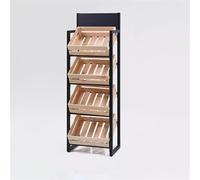 4TierSnack&FruitDisplayStandEasyAssemblyRetailRackfor VegetablesMultiLevelShelfOrganizerPerfectfor GroceryStores&Markets