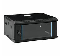 4U Armario de red de montaje en pared 19" IP20, armario de servidor ZHOUMIN, panel de parches, caja de router, armario de red, armario de datos, armario de control, 600 x 450 x 285 mm