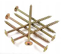 4U-Onlinehandel 100 tornillos de viga 6 x 200 mm, T30, cabeza de plato, clavo, 6 mm x 200 mm, rosca completa, rosca derecha, acero aleado, acero galvanizado