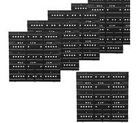 4U-Onlinehandel 6 placas para estantería de pared, estante de almacenamiento, taller, sistema de estanterías