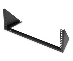 4U vertical wall mounting bracket 194 x 504 x 151 mm, black