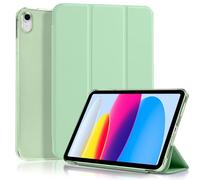 4UBonLife Funda para iPad (A16) 11ª Generación 2025 11 Pulgadas, iPad 10ª Generación 10,9 Pulgadas 2022, Cover Protectora, Carcasa Delgada Ligera con Cubierta Trasera Rígida Translúcida, Verde Menta