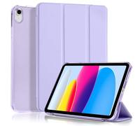 4UBonLife Funda para iPad (A16) 11ª Generación 2025 11 Pulgadas, iPad 10ª Generación 10,9 Pulgadas 2022, Cover Protectora, Carcasa Delgada Ligera con Cubierta Trasera Rígida Translúcida, Púrpura Claro