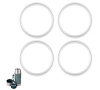 4uds Anillo de Sellado, Silicona Anillo de Sellado Piezas de Sellado de Juntas a Prueba de Fugas Reemplazo de Junta Tórica de Tapa de Botella de Agua Compatible con Stanley Classic de 24oz Sin BPA