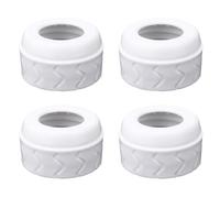 4uds Anillos para Tetina de Biberón, Compatibles con Biberones Estrechos de Plástico y Vidrio Dr. Brown's de 4oz y 8oz sin Fugas ni Derrames Tapa de Biberones