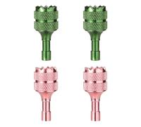 4uds Balancín de Pulgar de Drones para dji Mini 3 Pro dji RC Controlador Inteligente, Joysticks para Drones Desmontables Palos de Controlador de Drones Palancas Control Drones (Rosa Verde)