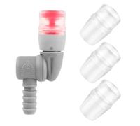 4uds Kit de Reemplazo de Válvula de Mordida, Accesorios de Boquilla de Silicona Incluye 1 Conector de Boquilla y 3 Boquillas Transparentes Compatibles con Camelbak Bolsa de Hidratación