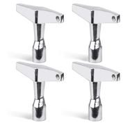4uds Llave Afinación Tambor, Llave de Afinación Tambor Llave Afinación Bateria Drum Key Evans Mango Ergonómico para Baterías Acústicas y Electrónicas Herramienta Llave Hardware(Cuadrilátero)