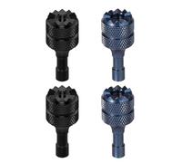 4uds Palancas de Control de Drones, Desmontables Joysticks para Drones Accesorios de Repuesto para Pulgar Compatibles con DJI Mini 3 Pro Drone DJI RC (Azul, Negro)