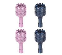 4uds Palancas de Control de Drones, Desmontables Joysticks para Drones Accesorios de Repuesto para Pulgar Compatibles con DJI Mini 3 Pro Drone DJI RC (Azul, Rosa)