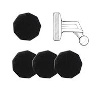 4uds Pieza Adhesiva para Soporte Magnético de Perfil Bajo Garmin, Adhesivo Parabrisas Compatible con Soporte para Cámara de Salpicadero 45/46/47/55/56/57/65W/66W/67W/Tandem/Speak Plus