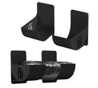 4uds Soportes Bolsas Basura, Dispensador Bolsas Basura Soporte Rollo Montaje Pared Bolsa Compras Soporte Rollo Organizador Plástico para Gabinete Cocina Hogar Estante Almacenamiento(Negro)