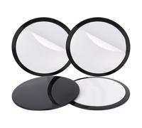 4uds Ventosa Teléfono Soporte Bases, 8cm Adhesivas para Cámara de Salpicadero Discos Montaje Tablero Almohadilla Adhesiva Redonda para Tablero Cámara Coche Succión Vacío Teléfono y GPS Soporte