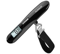 4UMOR Báscula Digital para Maleta Viaje de Mano de Ergonómica LCD para Equipaje 50KG de Precisión con Función de Tara